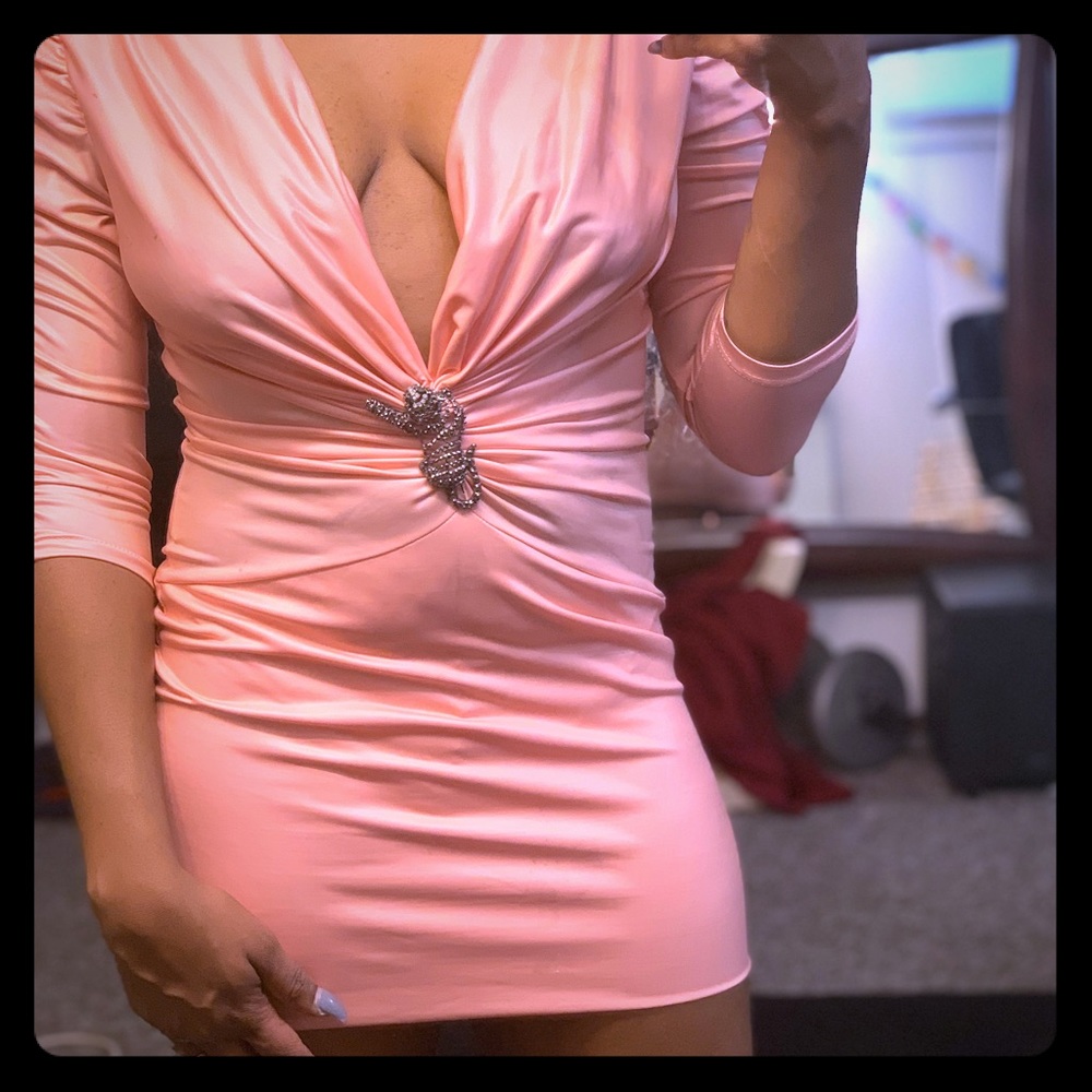 Blush pink dress